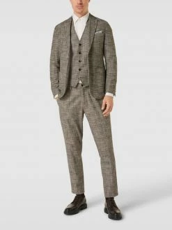 Bester Verkauf ? CG - Club Of Gents Regular Fit Anzughose Mit Tartan-Karo Modell 'Claas' - Beige ❤️