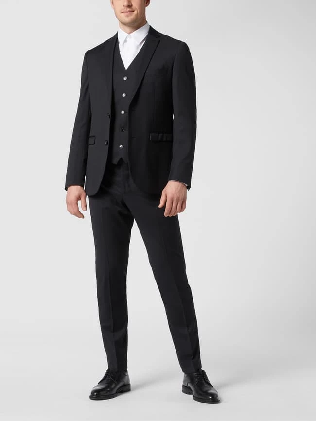 Blitzangebot ? Matinique Anzughose Mit Stretch-Anteil Modell 'Las' - Schwarz ⭐