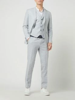 Bester Verkauf ? CG - Club Of Gents Slim Fit Weste Mit Leinen-Anteil Modell 'Paddy' - Hellblau ?