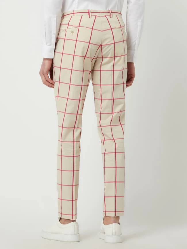 Schlussverkauf ⌛ CG - Club Of Gents Anzughose Mit Stretch-Anteil Modell 'Cruz' - Beige ? – Bild 5