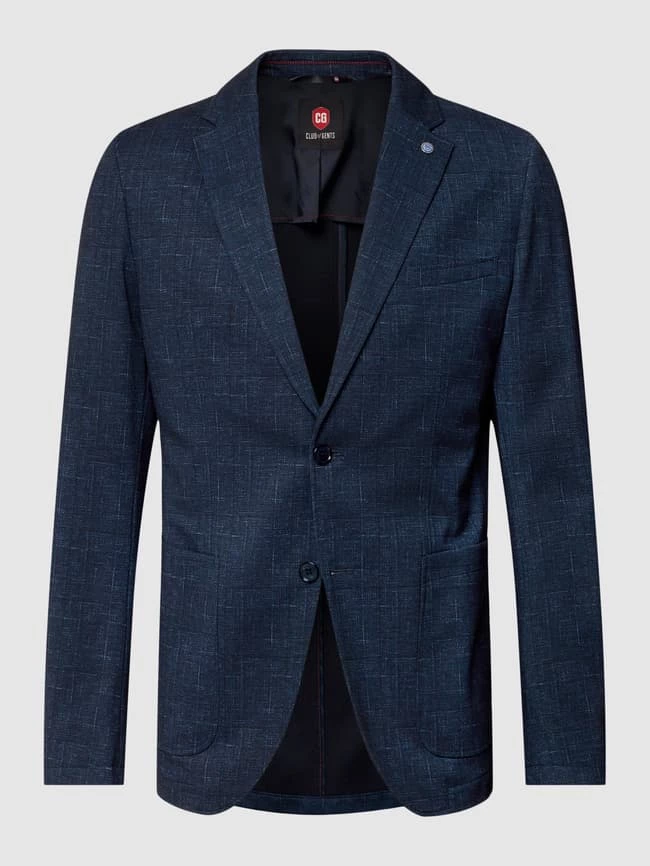 Aktion ⭐ CG - Club Of Gents 2-Knopf-Sakko Mit Reverskragen Modell 'Carlin' - Dunkelblau ? – Bild 2