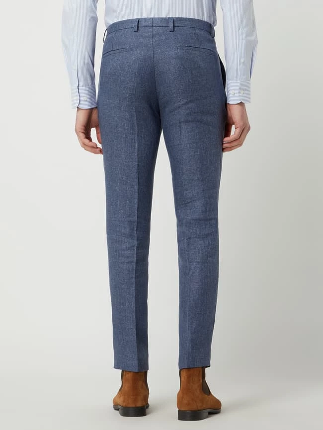 Beste Bewertungen von ❤️ CG - Club Of Gents Slim Fit Anzughose Aus Leinen-Lyocell-Mix Modell 'Paco' - Blau ? – Bild 5