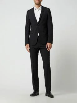 Blitzangebot ? DIGEL Extra Slim Fit 2-Knopf-Sakko Mit Schurwoll-Anteil - Schwarz ?
