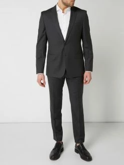 Neu ? BOSS Anzug-Hose Aus Reiner Schurwolle - Anthrazit ?