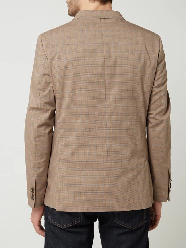 Coupon ⌛ CG - Club Of Gents Slim Fit Sakko Mit 2-reihiger Knopfleiste - 'Savile Row' - Rostrot ? – Bild 6