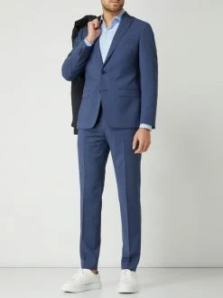 Großhandel ⭐ Roy Robson Slim Fit 2-Knopf-Sakko Aus Schurwolle 'Techno Suit' - Blau ?