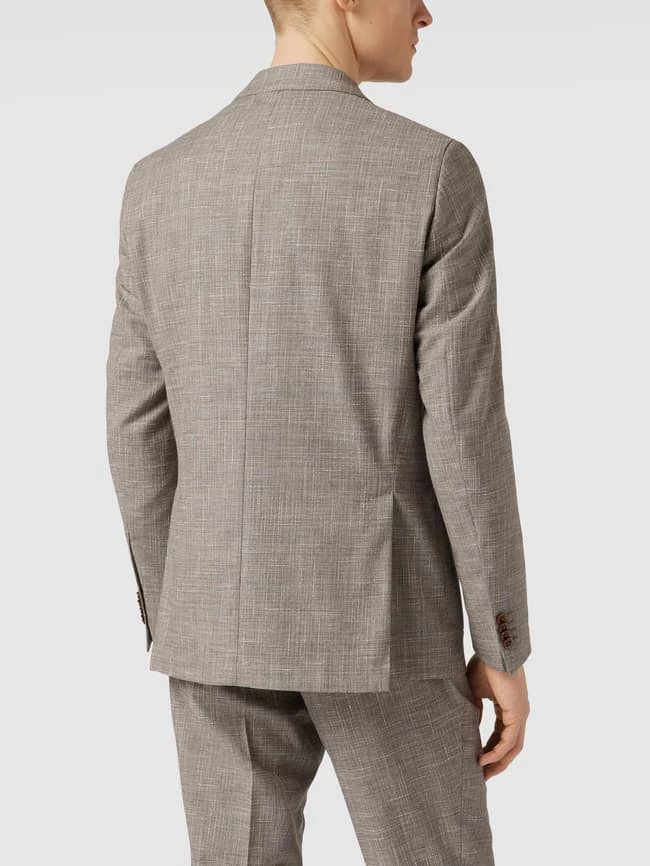 Coupon ? CG - Club Of Gents 2-Knopf-Sakko Mit Reverskragen - Beige Meliert ? – Bild 5