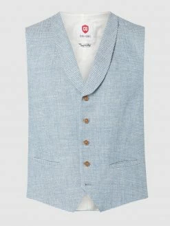 Beste Bewertungen von ? CG - Club Of Gents Slim Fit Weste Mit Leinen YOUR OWN PARTY By CG – CLUB Of GENTS - Hellblau ?