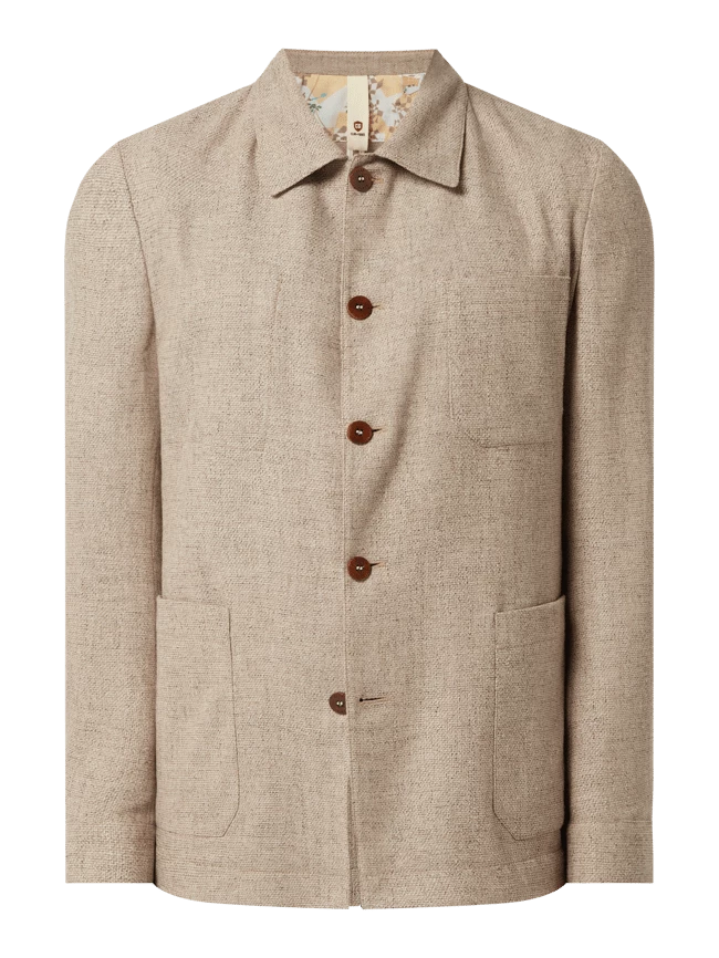 Besorgen ⭐ CG - Club Of Gents Slim Fit 1-Knopf-Sakko Mit Stretch-Anteil Modell 'Parker' - Beige ? – Bild 2