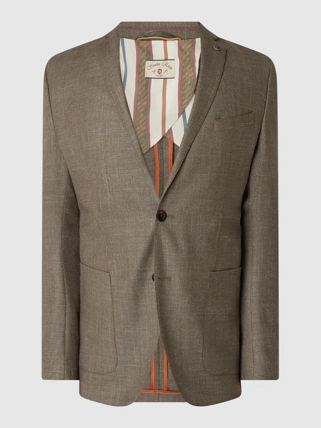 Brandneu ? CG - Club Of Gents Tailored Fit 2-Knopf-Sakko Mit Woll-Anteil Modell 'Austin' - Beige ? – Bild 2