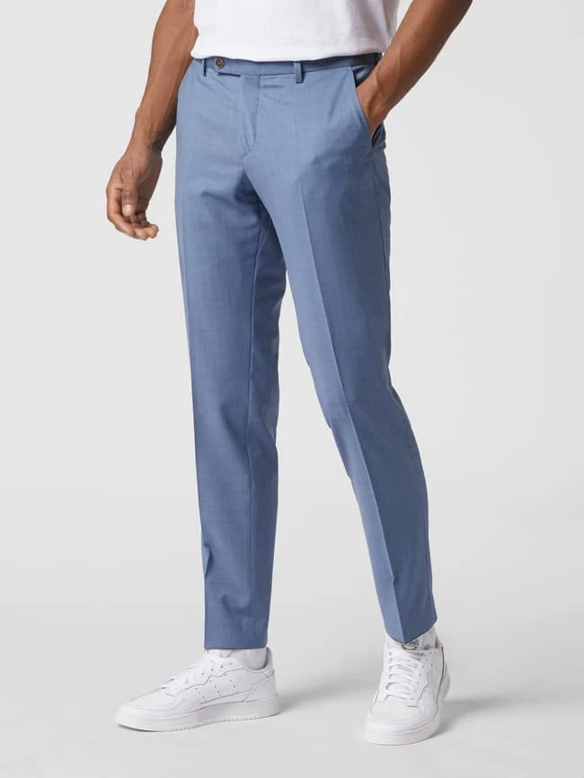 Top 10 ? CG - Club Of Gents Slim Fit Anzughose Aus Schurwolle YOUR OWN PARTY By CG – CLUB Of GENTS - Hellblau Meliert ? – Bild 4