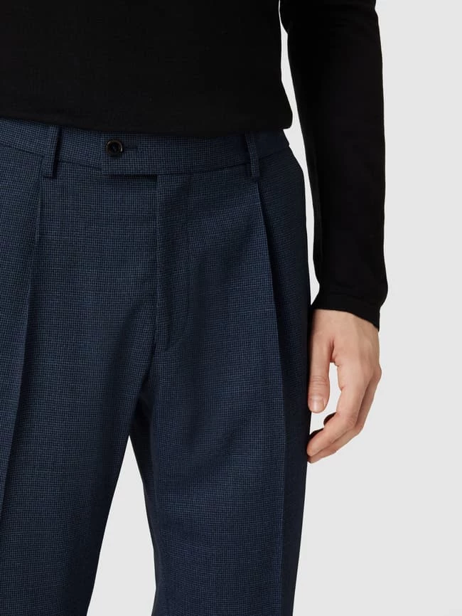 Bestpreis ? CG - Club Of Gents Hose Mit Bundfalten Modell 'Charlie' - Blau ? – Bild 3