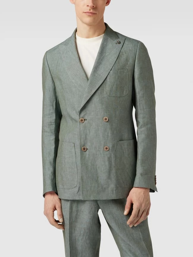 Brandneu ? CG - Club Of Gents Sakko Aus Leinen - Hellblau ? – Bild 4