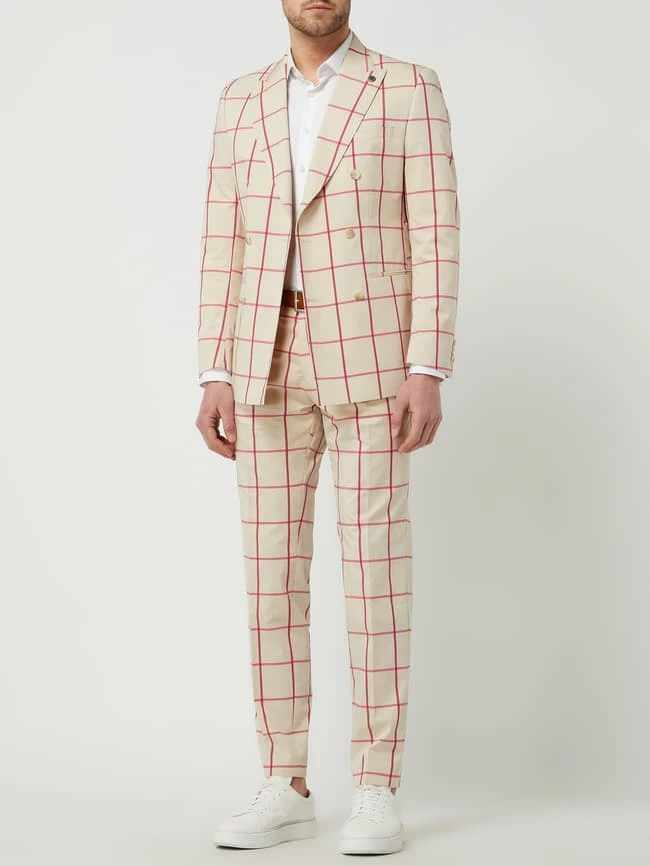 Schlussverkauf ⌛ CG - Club Of Gents Anzughose Mit Stretch-Anteil Modell 'Cruz' - Beige ?