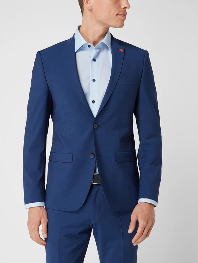 Bestpreis ❤️ Roy Robson Extra Slim Fit Anzug Mit Schurwoll-Anteil - Blau ? – Bild 4