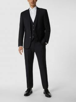 Brandneu ✔️ Roy Robson Slim Fit 2-Knopf-Sakko Aus Schurwollmischung - Schwarz ?