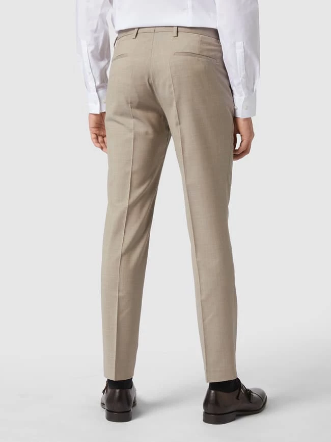 Brandneu ? CG - Club Of Gents Slim Fit Anzughose Aus Schurwolle YOUR OWN PARTY By CG – CLUB Of GENTS - Beige Meliert ? – Bild 5