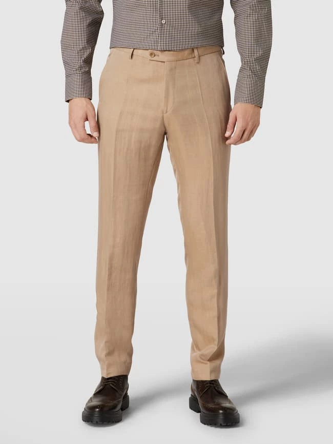 Brandneu ? CG - Club Of Gents Anzughose Mit Französischen Eingrifftaschen - Beige ? – Bild 4