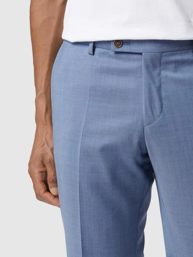 Top 10 ? CG - Club Of Gents Slim Fit Anzughose Aus Schurwolle YOUR OWN PARTY By CG – CLUB Of GENTS - Hellblau Meliert ? – Bild 3