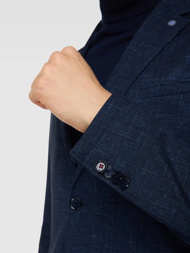 Aktion ⭐ CG - Club Of Gents 2-Knopf-Sakko Mit Reverskragen Modell 'Carlin' - Dunkelblau ? – Bild 3