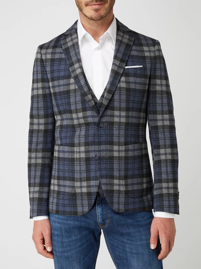 Bester Verkauf ? Cinque Slim Fit 2-Knopf-Sakko Mit Stretch-Anteil Modell 'Cidati' - Blau ? – Bild 4