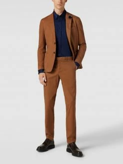 Neu ? Tommy Hilfiger Anzug Mit Strukturmuster Modell 'Garment' - Camel ⌛