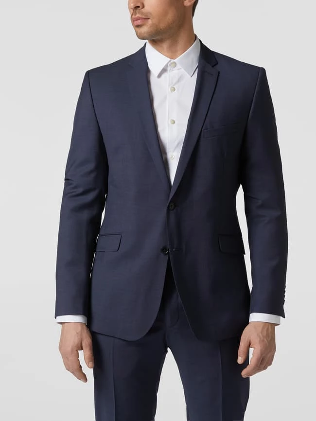 Bester Verkauf ? Strellson 2-Knopf-Sakko Mit Fallendem Revers - Marineblau ? – Bild 4
