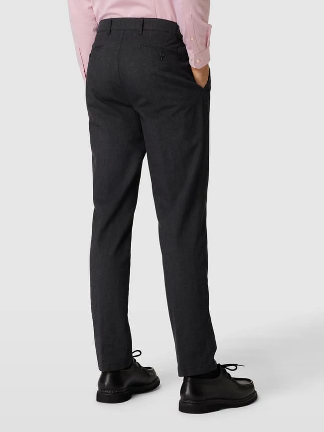 Billig ? Brax Anzughose In Melierter Optik Modell 'Everest' - Schwarz ⌛ – Bild 5