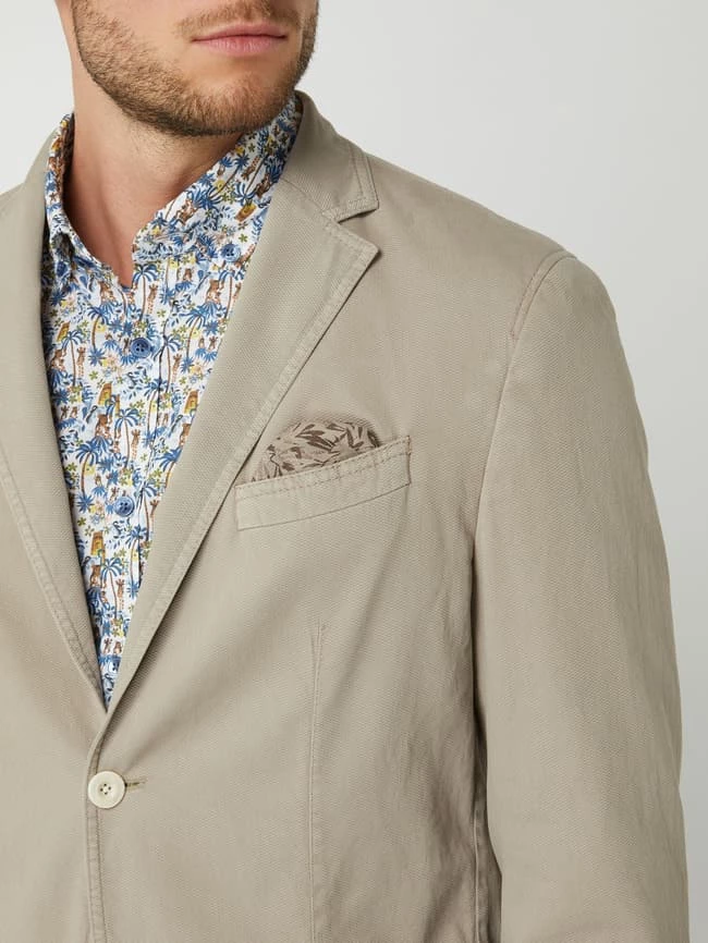 Coupon ? JOOP! Collection Slim Fit 2-Knopf-Sakko Mit Webstruktur Modell 'Holly' - Beige ? – Bild 3